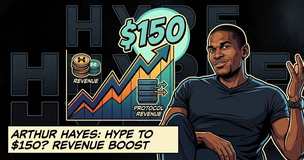 Illustration for article: Arthur Hayes Targets 150 Dollar HYPE Price Point Citing Protocol Revenue: CryptoDailyInk
