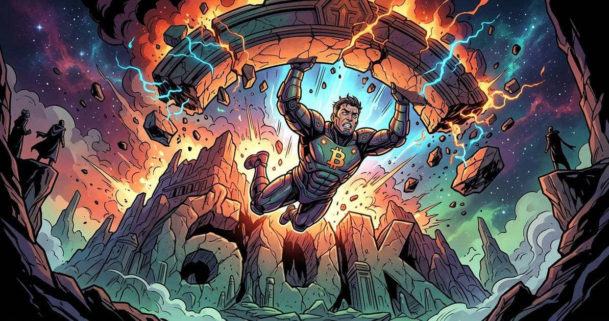 Illustration for article: Bitcoin Risks 200-Week EMA Failure as Traders Eye $60K Support Level: CryptoDailyInk