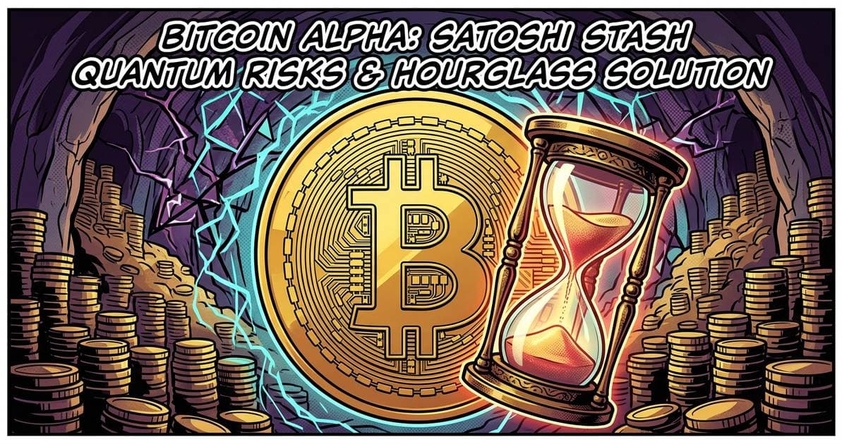 Bitcoin Alpha: Satoshi Stash Quantum Risks & Hourglass Solution
