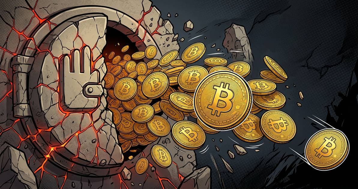 Illustration for article: 140,000 BTC Exit Short-Term Holder Wallets as Capitulation Pressure Mounts: CryptoDailyInk