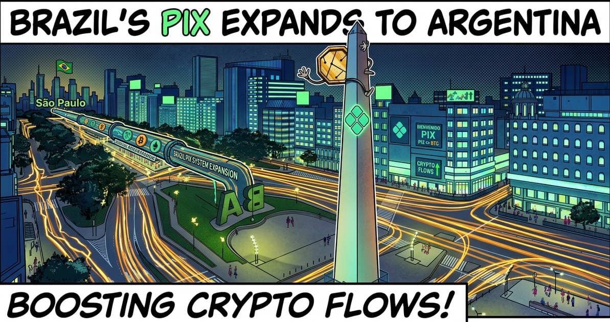 Brazil Pix Instant Payments System Expands to Argentina to Boost Crypto Flows: CryptoDailyInk