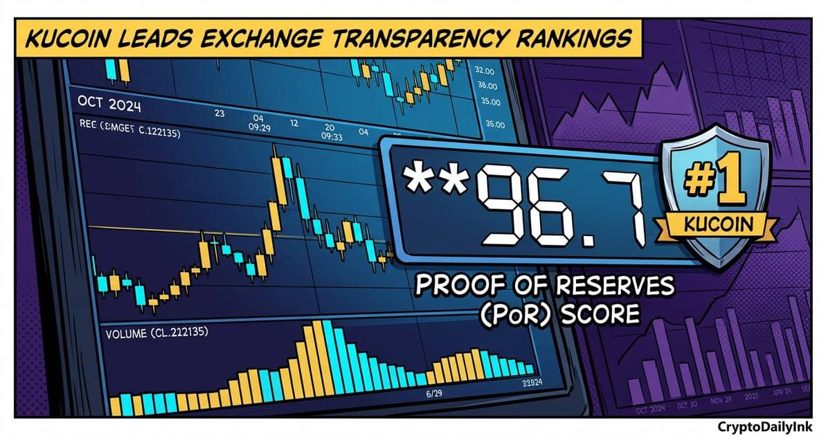 KuCoin Leads Exchange Transparency Rankings With 96.7 Proof of Reserves Score: CryptoDailyInk