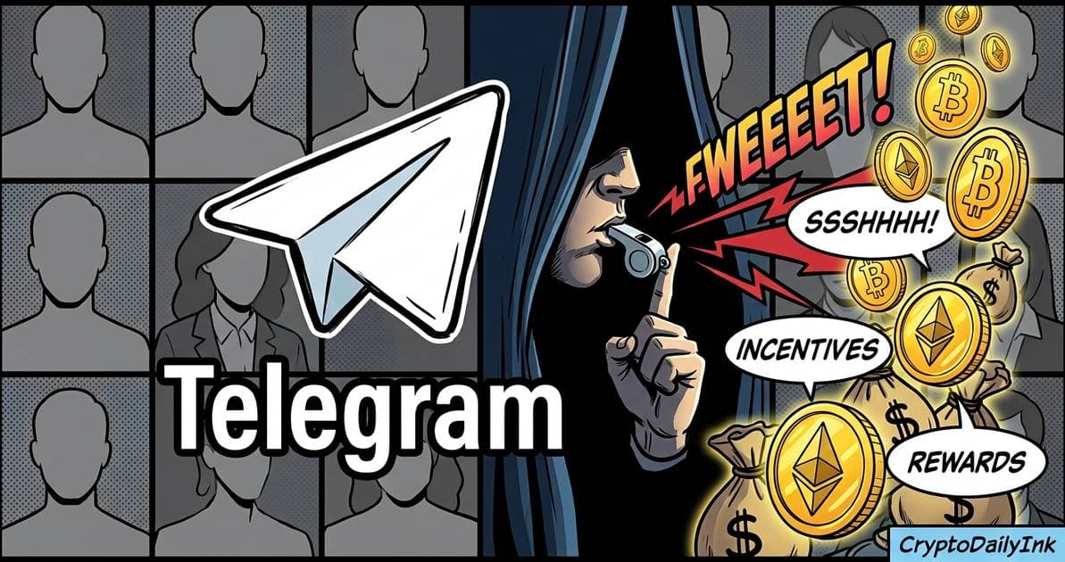New Telegram App Launches to Incentivize Crypto Whistleblowers: CryptoDailyInk