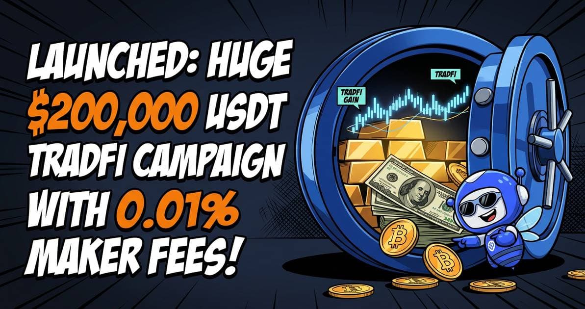 Illustration for article: Toobit Launches 200K USDT TradFi Campaign With 0.01% Maker Fees: CryptoDailyInk