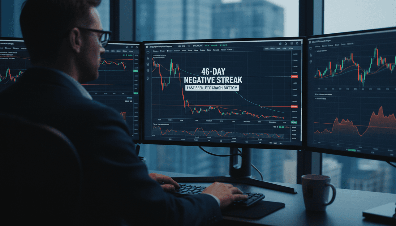 Bitcoin's $76K Breakout Falters, But a Rare Negative Funding Streak Signals Potential Market Bottom