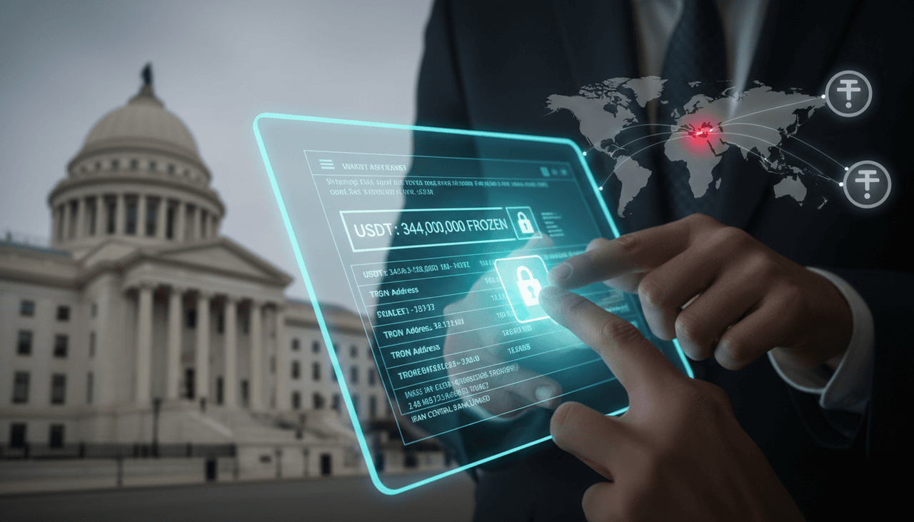 Tether Freezes $344M USDT as US Treasury Intensifies 'Economic Fury' Against Iran's Crypto Networks