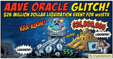 Illustration for article: Aave Oracle Glitch Triggers 26 Million Dollar Liquidation Event for wstETH: CryptoDailyInk