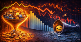 Illustration for article: Altcoin Liquidity Crumbles as Trading Volumes Hit Multi-Year Lows: CryptoDailyInk