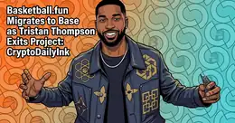Illustration for article: Basketball.fun Migrates to Base as Tristan Thompson Exits Project: CryptoDailyInk