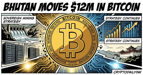 Bhutan Moves $12M in Bitcoin as Sovereign Mining Strategy Continues: CryptoDailyInk