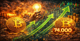 Illustration for article: Binance BTC Outflows Signal Institutional Accumulation Behind $74K Rally: CryptoDailyInk