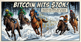 Illustration for article: Bitcoin Hits $70K as Decoupling from Tech Stocks Signals Institutional Buyback: CryptoDailyInk