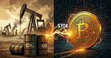 Illustration for article: Bitcoin Hits $70K as Iran Conflict Noise Triggers Volatility: CryptoDailyInk