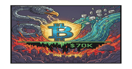 Illustration for article: Bitcoin Price Stability at $70K Amid Middle East Conflict and Macro Risks: CryptoDailyInk