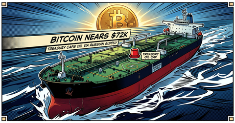 Bitcoin Nears $72K as Treasury Moves to Cap Oil Prices via Russian Supply: CryptoDailyInk