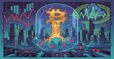 Illustration for article: Bitcoin Hits $74.5K as Derivatives Markets Signal Persistent Institutional Caution: CryptoDailyInk