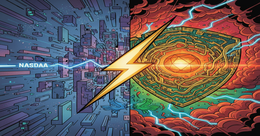 Illustration for article: Bitcoin Decouples From Nasdaq As Geopolitical Hedge Drives New Demand: CryptoDailyInk