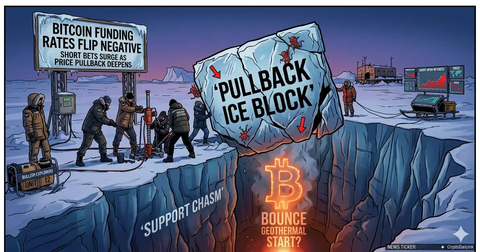 Bitcoin Funding Rates Flip Negative as Short Bets Surge Amid Price Pullback: CryptoDailyInk