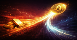Illustration for article: Bitcoin and Gold Divergence Hits -0.88 Correlation as BTC Price Faces Pressure: CryptoDailyInk
