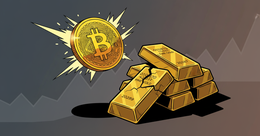 Illustration for article: Bitcoin Outperforms Gold as Precious Metal Hits Century-Long Losing Streak: CryptoDailyInk