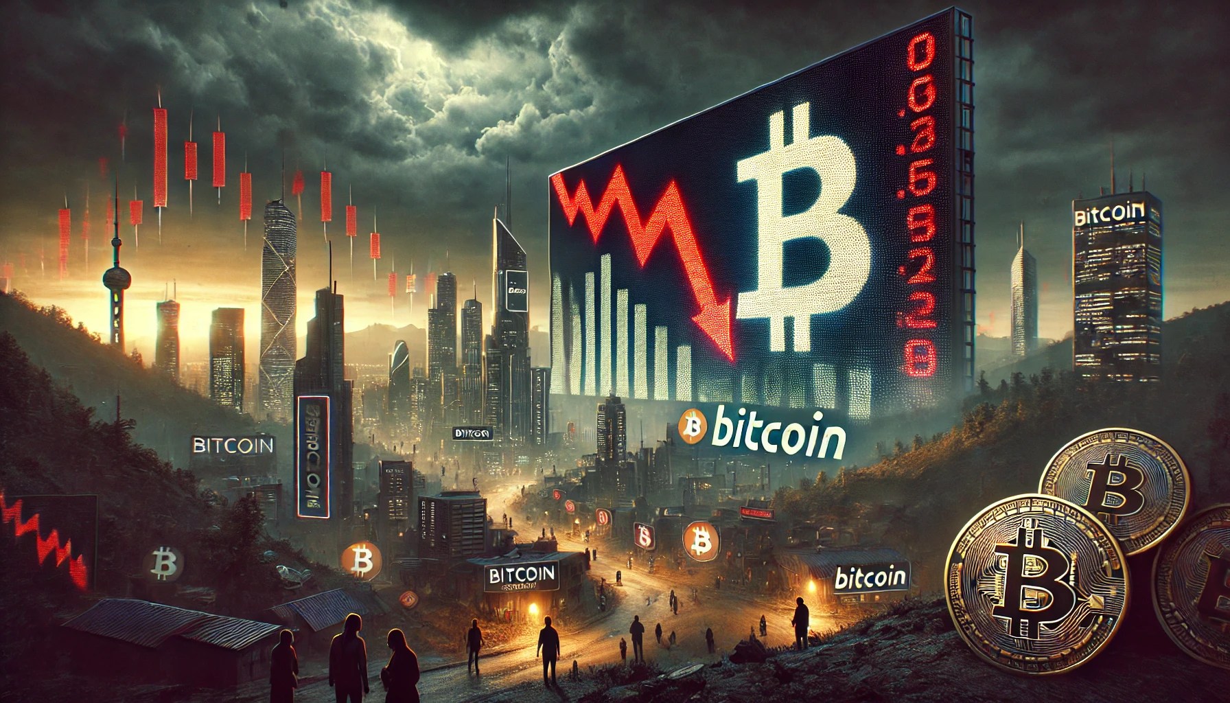 Illustration for article: Analyst Predicts Bitcoin Drop to $42,000 as Liquidity Hunt Intensifies: CryptoDailyInk