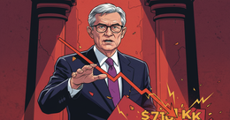 Illustration for article: Bitcoin Slips Below $71K as Fed Hawkishness Dents Rate Cut Hopes: CryptoDailyInk