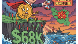 Illustration for article: Bitcoin Slides to $68K as Geopolitical Tensions With Iran Reach Breaking Point: CryptoDailyInk