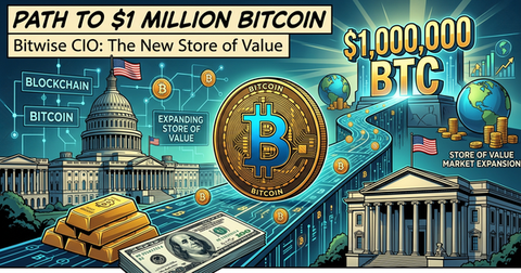 Bitwise CIO Outlines Path to $1 Million Bitcoin as Store of Value Market Expands: CryptoDailyInk