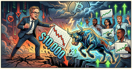 Illustration for article: Bloomberg Analyst Doubles Down on 10K Bitcoin Call Amid Market Skepticism: CryptoDailyInk