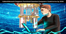 Illustration for article: Caltech Research Suggests Functional Quantum Computers Could Arrive by 2030: CryptoDailyInk