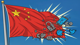 Illustration for article: China Forces Apple to Remove Jack Dorsey Bitchat App Over Censorship Fears: CryptoDailyInk