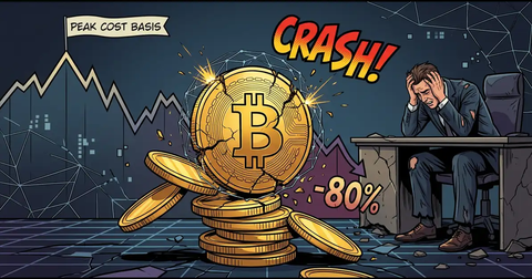 Corporate Bitcoin Holders Hit 80 Percent Unrealized Loss as Cost Basis Peaks: CryptoDailyInk