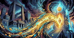 Illustration for article: Crypto ETPs Draw $1B Inflows as Bitcoin and Ethereum Institutional Demand Soars: CryptoDailyInk