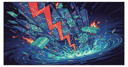 Illustration for article: Why DeFi Protocols Are Failing to Handle Market Volatility at Scale: CryptoDailyInk