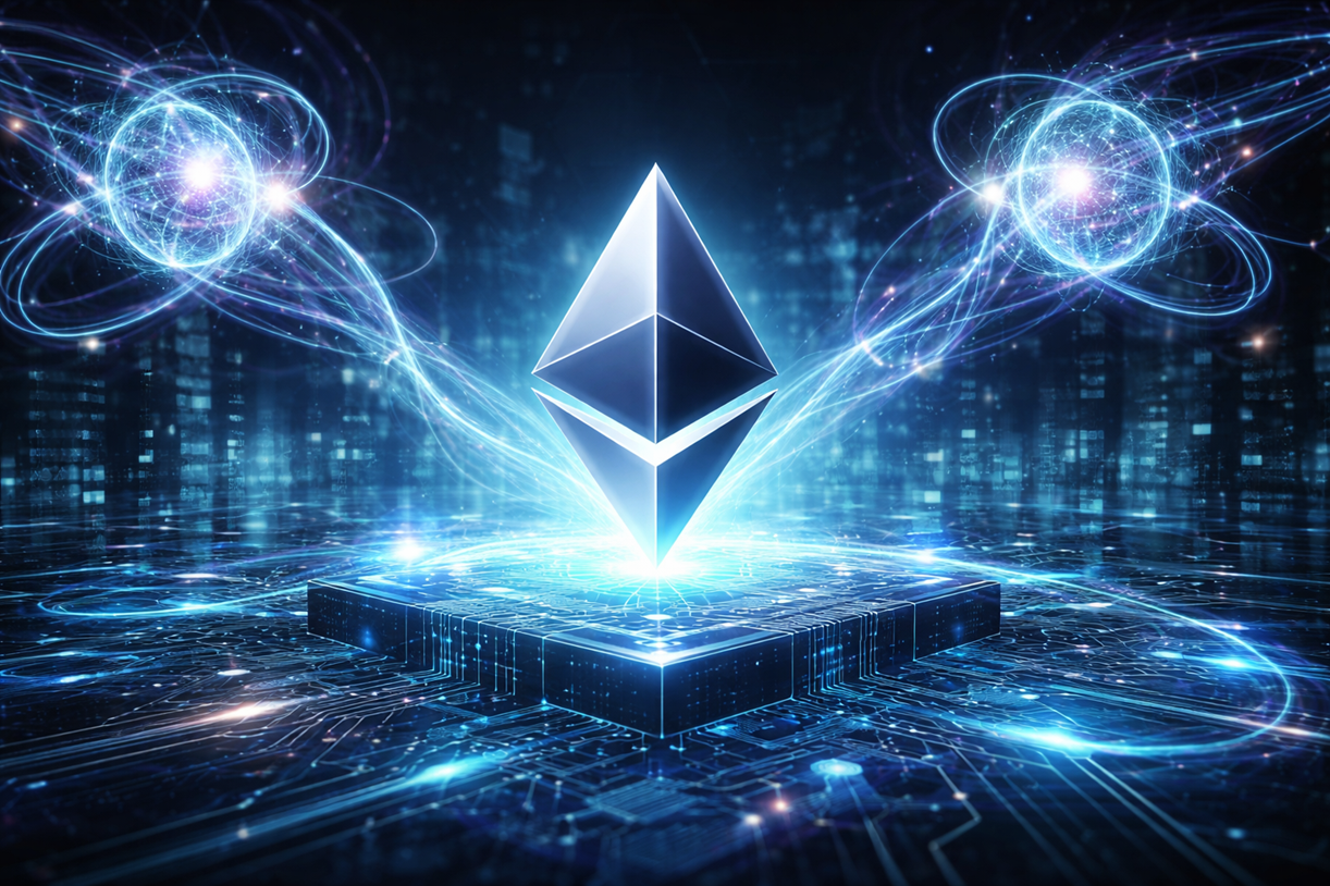 Illustration for article: Ethereum Prepares for Q-Day with New Post-Quantum Security Roadmap: CryptoDailyInk