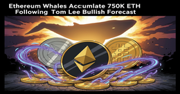 Illustration for article: Ethereum Whales Accumulate 750K ETH Following Tom Lee Bullish Forecast: CryptoDailyInk