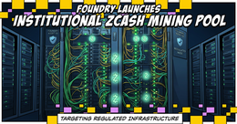Illustration for article: Foundry Launches Institutional Zcash Mining Pool to Target Regulated Infrastructure: CryptoDailyInk