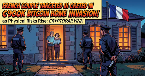 French Couple Targeted in €900K Bitcoin Home Invasion as Physical Risks Rise: CryptoDailyInk
