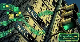 Illustration for article: Jefferies Analysts Warn Stablecoin Growth Could Cut Bank Profits by 3%: CryptoDailyInk