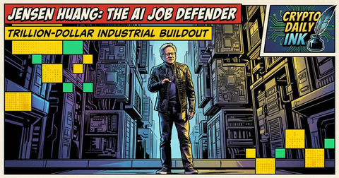 Jensen Huang Defends AI Job Growth as Trillion-Dollar Industrial Buildout: CryptoDailyInk