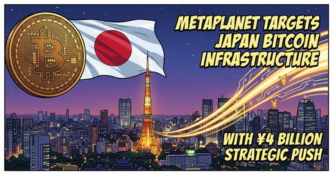Metaplanet Targets Japan Bitcoin Infrastructure With ¥4 Billion Strategic Push: CryptoDailyInk
