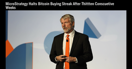 Illustration for article: MicroStrategy Halts Bitcoin Buying Streak After Thirteen Consecutive Weeks: CryptoDailyInk