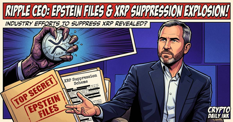 Ripple CEO Claims Epstein Files Prove Early Industry Efforts to Suppress XRP: CryptoDailyInk