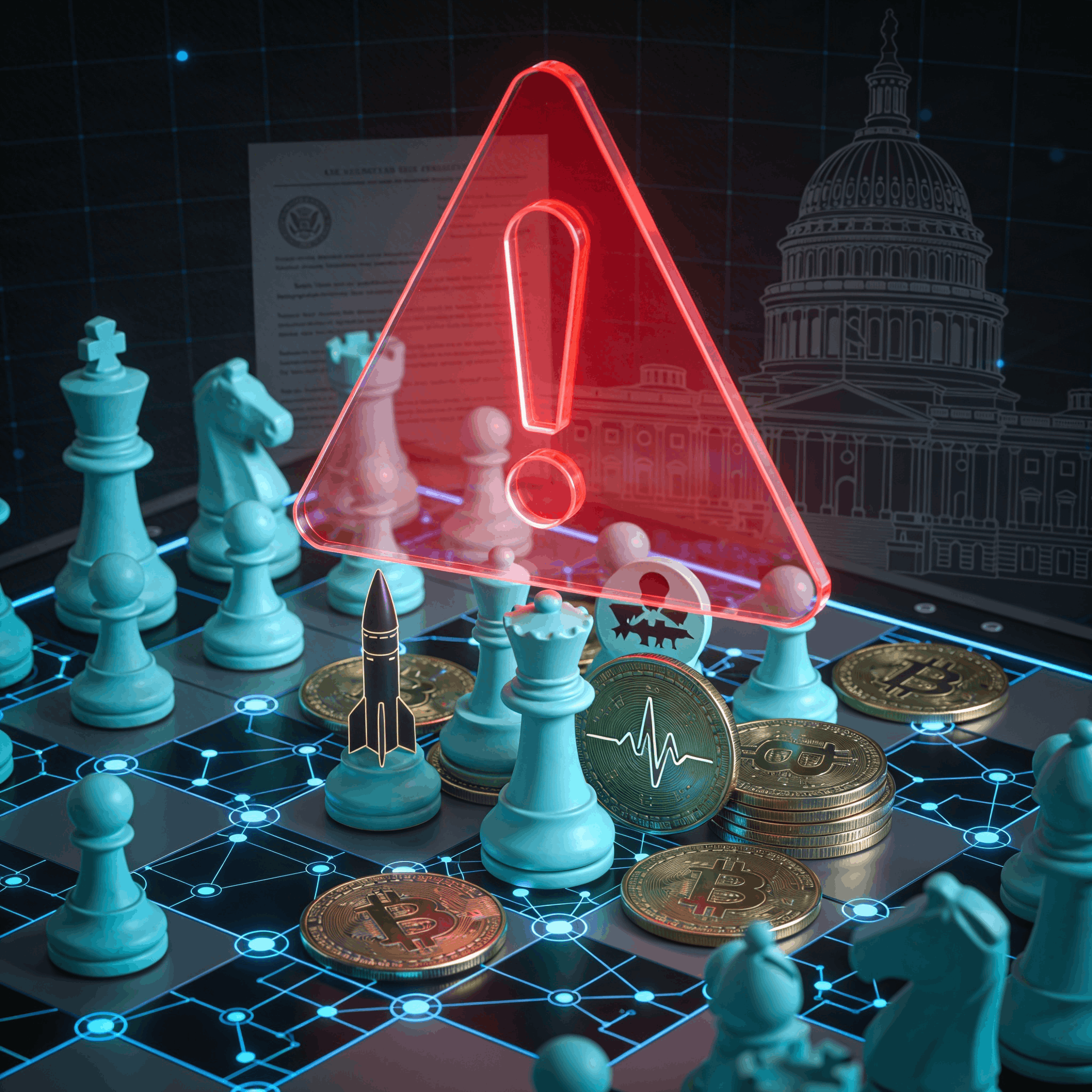Illustration for article: Washington Targets Prediction Markets as DEATH BETS Act Hits Crypto: CryptoDailyInk