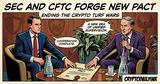 Illustration for article: SEC and CFTC Forge New Regulatory Pact to End Crypto Turf Wars: CryptoDailyInk