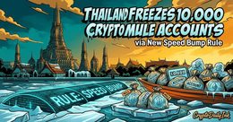 Illustration for article: Thailand Freezes 10,000 Crypto Mule Accounts via New Speed Bump Rule: CryptoDailyInk