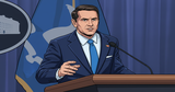 Illustration for article: Todd Blanche Named Interim AG as DOJ Crypto Enforcement Memo Author Takes Lead: CryptoDailyInk