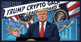 Illustration for article: Trump Crypto Gala Entry Costs Reach 6 Million Dollars as Leaderboard Heats Up: CryptoDailyInk