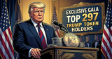 Illustration for article: Donald Trump Hosts Exclusive Mar-a-Lago Gala for Top 297 TRUMP Token Holders: CryptoDailyInk