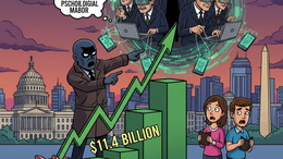 Illustration for article: US Crypto Scam Losses Hit $11.4 Billion as FBI Warns of Organized Crime: CryptoDailyInk